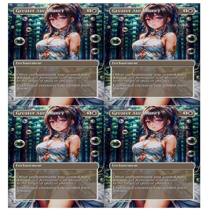 4x | Greater Auramancy | Anime | Full Art | Foil or Non-Foil (Foil)