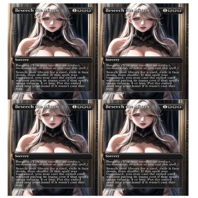 4x | Beseech the Mirror | Anime | Full Art | Foil or Non-Foil (Non Foil)
