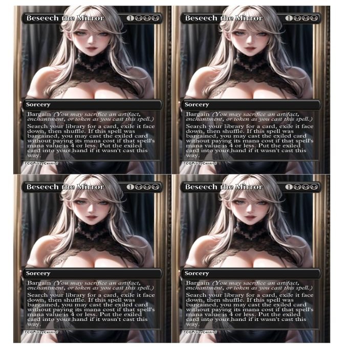 4x | Beseech the Mirror | Anime | Full Art | Foil or Non-Foil (Non Foil)
