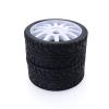 4PCS 1/8 RC Car Rubber Tyres Plastic Wheels for Redcat Team Losi VRX HPI Kyosho HSP Carson Hobao 1/8 Buggy/On-Road Car Modification Accessories view 2