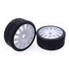 4PCS 1/8 RC Car Rubber Tyres Plastic Wheels for Redcat Team Losi VRX HPI Kyosho HSP Carson Hobao 1/8 Buggy/On-Road Car Modification Accessories view 4