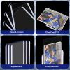 1000 PCS TopLoaders Card Sleeves for Trading Card, 3" x 4" Hard Plastic Baseball Card Protectors Card Holder Fit for MTG, TCG, Stardard Cards Sports Cards view 4