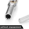EPINON RC Drive Shaft Stainless Steel Driveshaft for 1/10 RC Crawler Car TRX4 Axial SCX10 Upgrade Parts(60-76mm) view 4