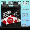 Epic Footbags Deluxe 32 Panel Suede Foot Bag for Adults & Kids, White'n Red view 2