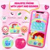 INNOCHEER Little Girls Purse, Kids Toy Purse with Pretend Makeup, Play Purse for Little Girls, Pretend Play Toddler Purse, Birthday Christmas Princess Gifts Toys for Girls 3 4 5 6 7 8 Year Old view 3