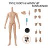 XiDonDon YMY23 YMY25 Male Body Doll Hands for Jointed SD BJD Doll ob22,ob24 GSC Replacement Body Dolls Accessories (23 Suntan) view 2
