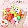 Dulsaera Claw Machine Kids, Mini Candy Machine Vending Arcade Game Toys Girls 3 4 5 6 7 Year Old, Grabber Prize Dispenser Toy w/ 35 Plush Toys Perfect Christmas & Birthday Gifts Ages 8-12 Pink view 3