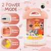 Dulsaera Claw Machine Kids, Mini Candy Machine Vending Arcade Game Toys Girls 3 4 5 6 7 Year Old, Grabber Prize Dispenser Toy w/ 35 Plush Toys Perfect Christmas & Birthday Gifts Ages 8-12 Pink view 4
