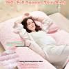 Pregnancy Pillows for Sleeping,Support for Belly, Back, Legs, Hips,U Shaped Full Body Pillow for Pregnancy Women,Maternity and Nursing Pillow with Auto Adjust Temp (Pink) view 2
