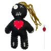 6.2 Handmade Empath Protection Poppet Voodoo Doll, Halloween Decor, Witch Wicca Pagan Altar (Sparkling Ginger Hair) view 1