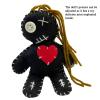6.2 Handmade Empath Protection Poppet Voodoo Doll, Halloween Decor, Witch Wicca Pagan Altar (Sparkling Ginger Hair) view 3