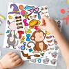15 Sheets Make Your Own Animal Stickers for Kids Girls Boys Toddlers Face Decal Set Pack Custom Waterproof Decals Party Favors Craft Sticker Books Supplies Decoration Creativity view 3
