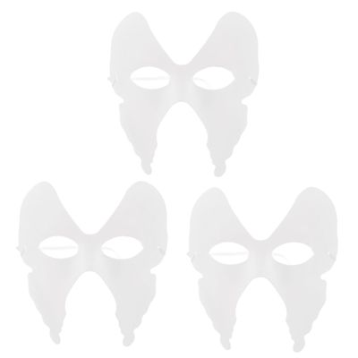 ABOOFAN 18pcs Butterfly Mask Blank Paintable Paper Masquerade Masks for Parties Festivals and for Fashion Shows Weddings and Halloween Decor