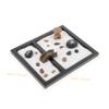 ARTIBETTER Desk Topper The Office Decor Miniture Decoration Sand Table for Desktop Miniature Landscape with Sands Zen Garden Miniature Landscape Stone Ornaments Zen Garden Moss Black view 2