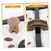 ARTIBETTER Desk Topper The Office Decor Miniture Decoration Sand Table for Desktop Miniature Landscape with Sands Zen Garden Miniature Landscape Stone Ornaments Zen Garden Moss Black view 3
