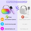 Heroange Karaoke Microphone Machine with 2 Drivers, Toy for Girls Boy Ages 3, 4, 5, 6, 7, 8, 9, 10, 11, 12+ Years Old, Portable Bluetooth Speaker Christmas Birthday Gift for Kids Teens Adults(Purple) view 3