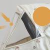 Cute Stroller Cover, Waterproof Bear Pattern Windproof Practical Durable Stroller Rain Cover for Outdoor (Beige) view 2