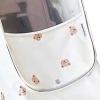 Cute Stroller Cover, Waterproof Bear Pattern Windproof Practical Durable Stroller Rain Cover for Outdoor (Beige) view 3
