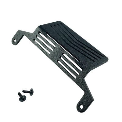 BrewJa Compatible with LDRC LD-P06 LD P06 Unimog Metal Front and Rear Bumper 1/12 RC Truck Car Upgrade Parts Accessories (Color : Chassis Armor)