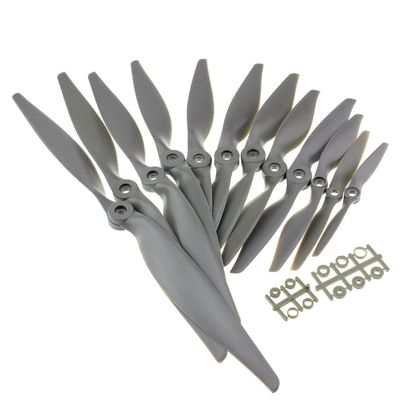 BrewJa 4pcs/lot APC Nylon Propeller 5x5/6x4/7x5/8x4/8x6/9x6/10x5/10x7/11x5.5/12x6/13x6.5/14x7 Props for RC Model Airplane (Color : 4pcs 6X4)