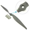 BrewJa 4pcs/lot APC Nylon Propeller 5x5/6x4/7x5/8x4/8x6/9x6/10x5/10x7/11x5.5/12x6/13x6.5/14x7 Props for RC Model Airplane (Color : 4pcs 6X4) view 3