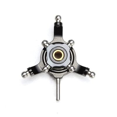 BrewJa Compatible with WLtoys XK K100 K120 K110S V977 V966 RC Helicopter Metal Upgrade Swashplate Blade Clip Rotor Inner Shaft Head DIY Accessory (Color : 03)