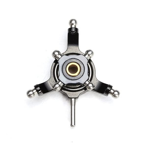 BrewJa Compatible with WLtoys XK K100 K120 K110S V977 V966 RC Helicopter Metal Upgrade Swashplate Blade Clip Rotor Inner Shaft Head DIY Accessory (Color : 03)