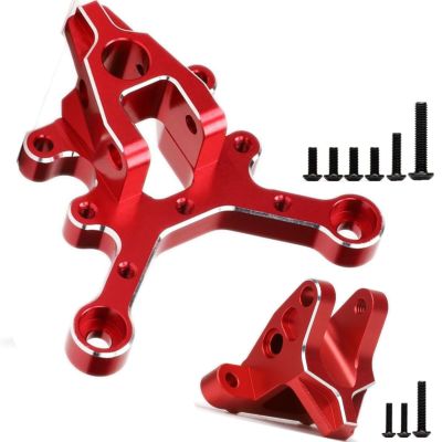 Aluminum Front Rear Center Brace Mount for 1/7 1/8 ARRMA 6S Felony Fireteam Infraction Limiteless Kraton Notorious Upgrades Parts #ARA320500(Red)