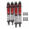 4pcs Front Rear Shock Absorber Upgrades Part for 1/10 Arrma Senton 550 Granite 550 Typhon 3S 550 Bigrock 44 3S,Replace # AR330550 AR330551(Red) view 2