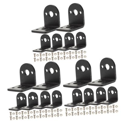 DOITOOL 3sets Motor Mounting Brackets Shaped Motor Holder Precise Mounting for Dc for Installation
