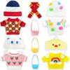 Capybara Plush Clothes & Accessories Set for 10 in Capybara Stuffed Animals - 12 Pcs Dress Up Outfits for Capybara Plush Toys view 1