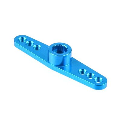 Aluminum Alloy 25T Steering Servo Arm Horn Black/Red/Blue Color for RC Car Crawler Large Torque Digital Coreless Servo Parts (Color : 1pcs arm-09)
