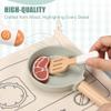 Pithfor Wooden Play Cooking Set, Pretend Play Kitchen Accessories Toys Set for Kids Toddlers, Including Play Dishes, Pot and Pan, Utensils, Gifts for 3 4 5 Years Old Girls Boys view 2