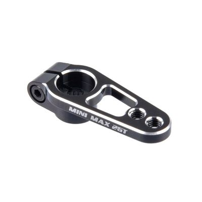 Aluminum Alloy 25T Steering Servo Arm Horn Black/Red/Blue Color for RC Car Crawler Large Torque Digital Coreless Servo Parts (Color : 1pcs arm-01)