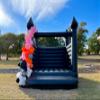 13FT Black Bounce House Castle, Commercial PVC Inflatable Jumping Castle with Air Blower, Suitable for Wedding,Birthday,Parties Decorations, Adult,Kids (13x13x11.5FT) view 2