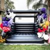 13FT Black Bounce House Castle, PVC Inflatable Jumping Castle with Air Blower, Suitable for Wedding/Birthday/School Activies/Commercial Events(13x13x11.5FT) view 2