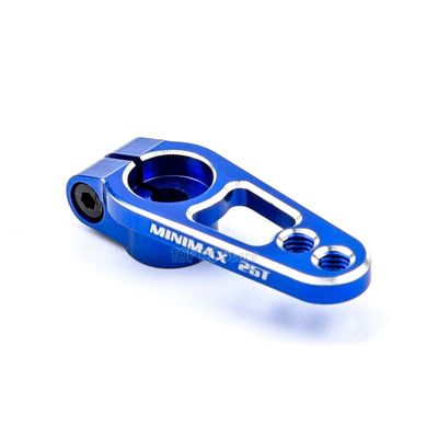 Aluminum Alloy 25T Steering Servo Arm Horn Black/Red/Blue Color for RC Car Crawler Large Torque Digital Coreless Servo Parts (Color : 1pcs arm-16)
