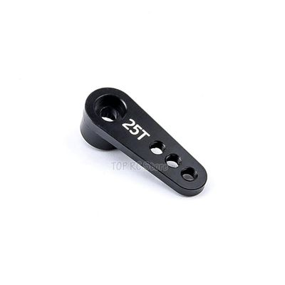 Aluminum Alloy 25T Steering Servo Arm Horn Black/Red/Blue Color for RC Car Crawler Large Torque Digital Coreless Servo Parts (Color : 1pcs arm)