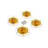4PCS Aluminum Alloy Brake Disc Wheel Rim Box Hex Adapter 12mm Compatible with Tami-ya Tt-01 Tt02 HPI HSP 94123 1/10 RC On Road Racing Car (Color : Gold, Size : 1) view 1