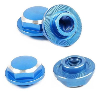 24MM Alloy Wheel Adapter Hex Wheel Nuts for 1/5 Compatible with Traxx-as X-MA XX XMAXX 4pcsset RC Car Upgrade Parts for RC Crawler DIY (Color : Blue, Size : 1)