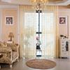 Iuokuby Luxurious Modern Jacquard Lace Childern Baby Sheer Curtains Window Treatments for Living Dining Room Bedroom Patio Bay Window(1 Panel, W 100 x L 102 inch, Yellow) view 2