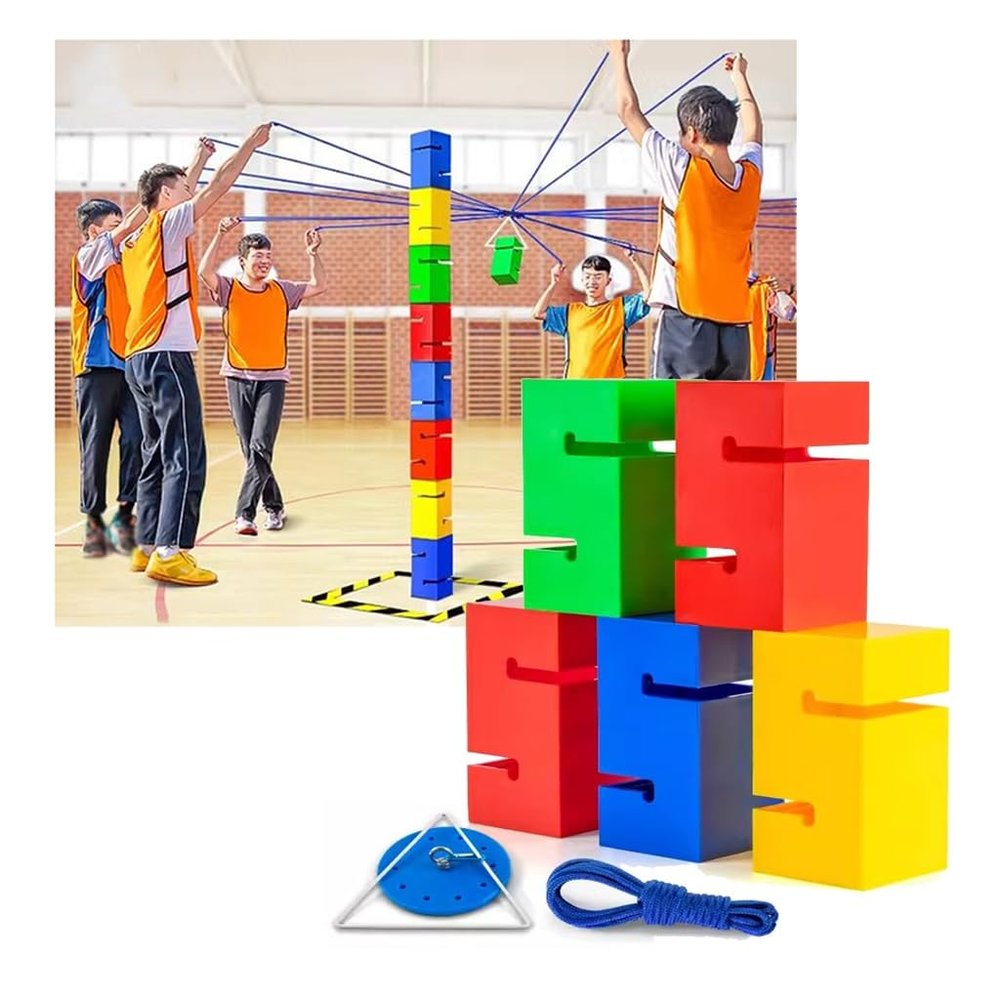 Field Day Game Sets, Outdoor Lawn/Beach Teamwork Games, Outdoor Group Games for Adults Children Team Building (Size : 5PCS)
