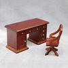AirAds Dollhouse 1:12 Scale Dollhouse Miniature furnitures Office Desk Chair Set 2 view 3