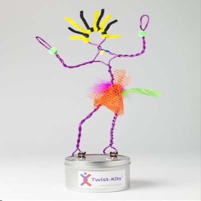 Terry Twisty (Medium Bend) - DIY Creative Wire Statue Kit