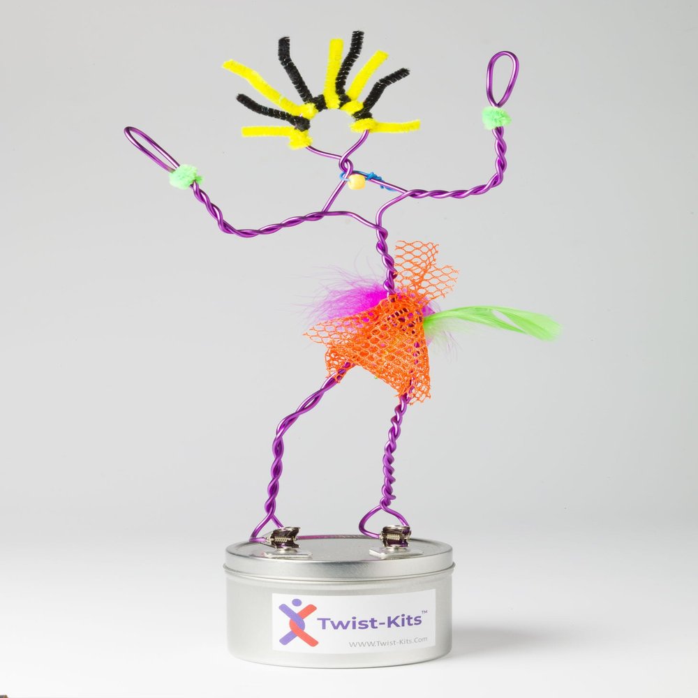 Terry Twisty (Medium Bend) - DIY Creative Wire Statue Kit