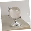 4 Pcs Crystal Globe Round Map Globe Desk World Clear Earth Map Miniature Geography view 3