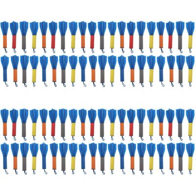 80 Pcs Finger Rockets Kids Education ToyFoam Rocket Launcher for Outdoor Play Carnival Party Favors Fun Toys for Boys and Girls Safe Epe Material Promotes Intelligence and Coordination