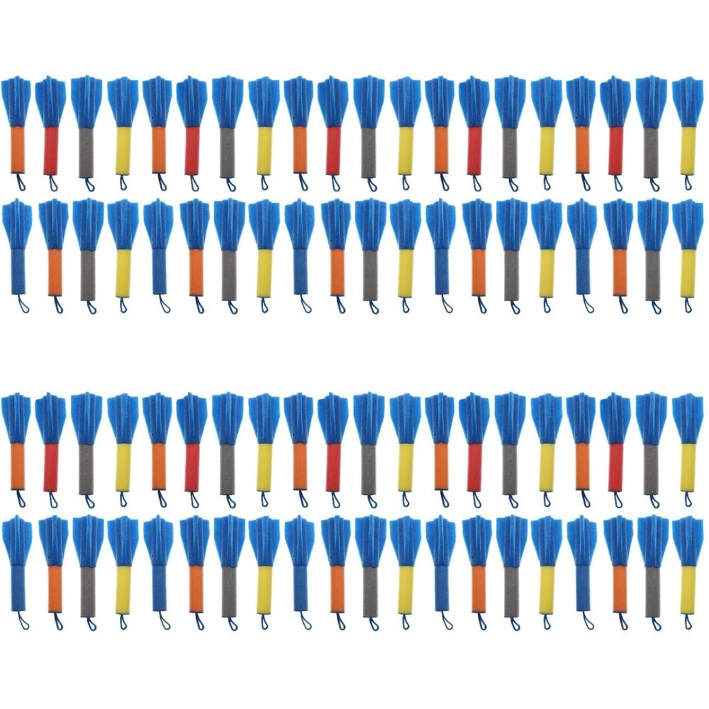 80 Pcs Finger Rockets Kids Education ToyFoam Rocket Launcher for Outdoor Play Carnival Party Favors Fun Toys for Boys and Girls Safe Epe Material Promotes Intelligence and Coordination