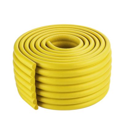 2M Collision Cushion Foam Bumper Free Tape Ba y Sa ety Desk Edge Guard Strip Table Corner Protector (Color : Yellow)