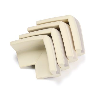 4PCS Soft Silicon Table Corner Protector Corner Protector Table Desk Corner Guard Edge Guards (Color : 3-Beige)